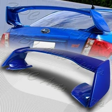 For 08-14 Subaru Impreza WRX STI Style Painted Blue ABS Rear Trunk Spoiler Wing