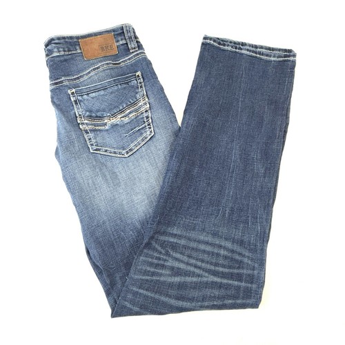 BKE Denim Buckle Herren Tyler Straight Leg Jeans 33XXL (eigentlich 34x36,5) distressed - Bild 1 von 12