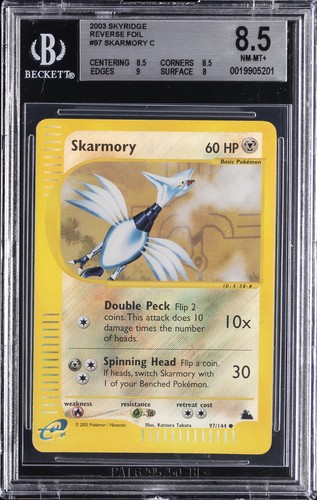 Skarmory graded BGS 8.5 for sale on eBay