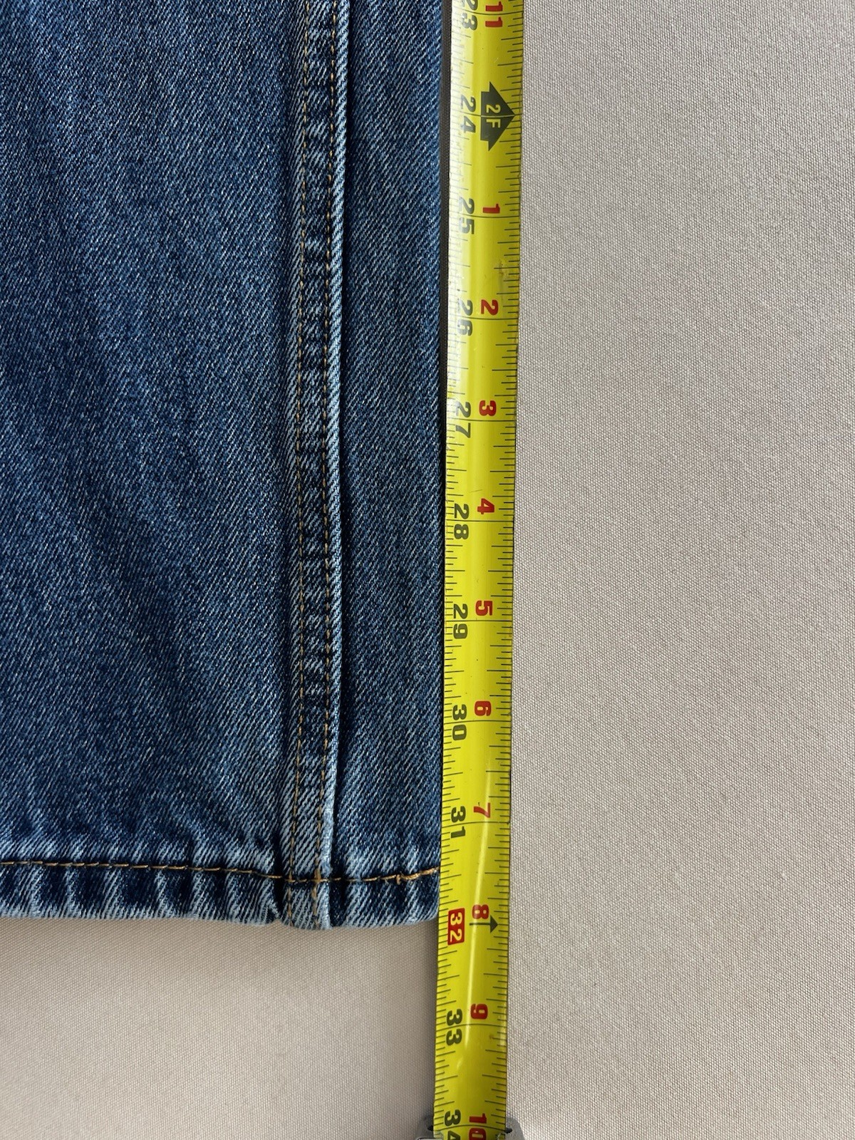 Levi's Jeans Men's 30x34 505 Straight Leg Blue Cotton Denim thumbnail 18