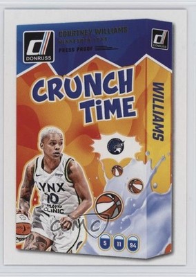 2025 Panini Donruss WNBA Crunch Time Press Proof Courtney Williams #16 1pi0