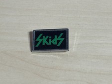 Vintage British Made Skids Insert Badge Punk New Wave