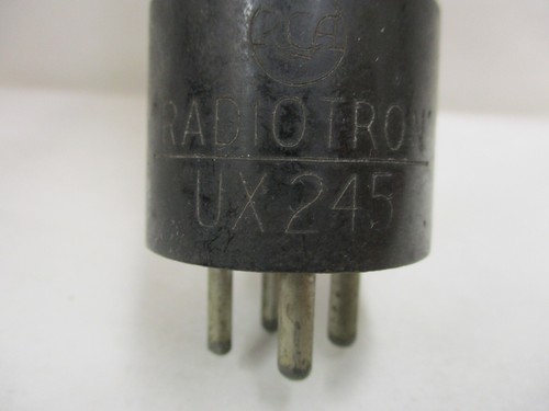 2 Globe / Balloon UX-245 RCA Radiotron Stamped Base Radio Tubes Electronic Parts - 第 6/11 張圖片