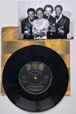 Gladys Knight and The Pips''Every Beat of My Heart''DJM Records UK 7''Single