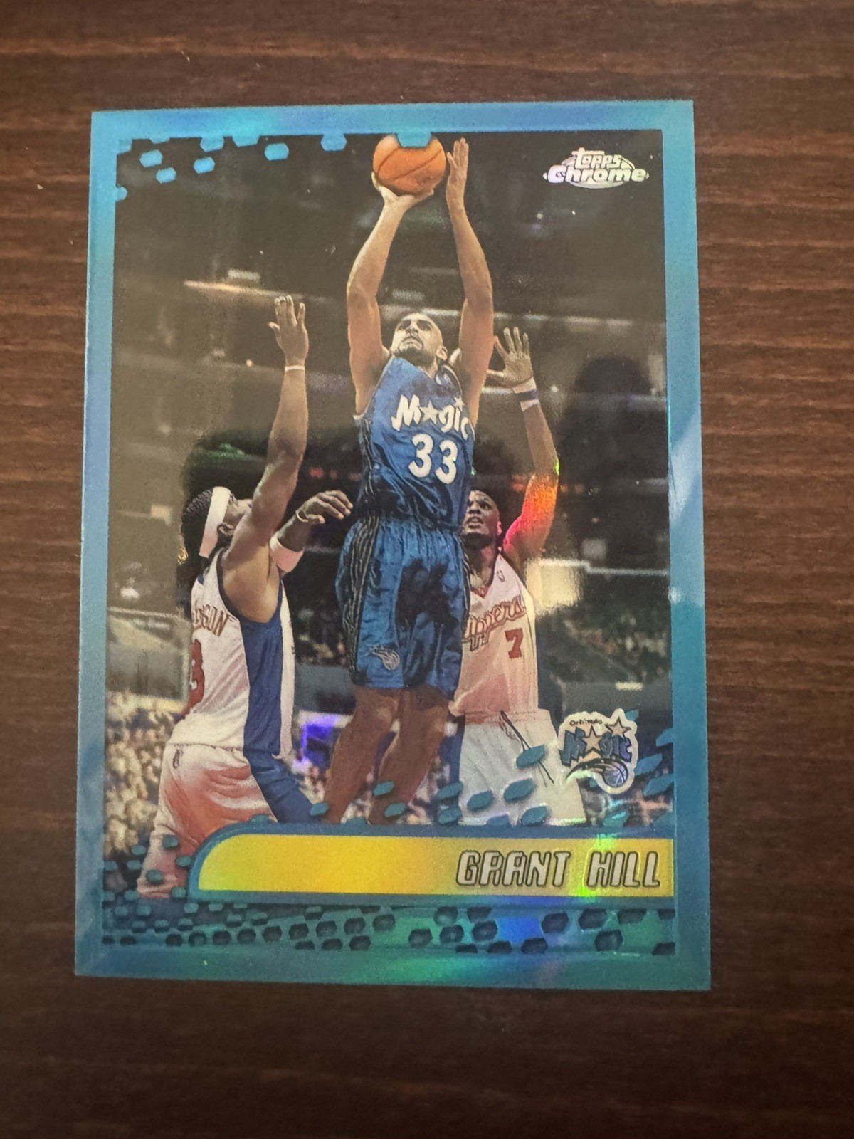2001-02 Topps Chrome - Grant Hill #77 Refractor