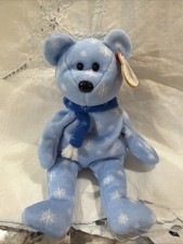 Ty Beanie Babies 1999 Holiday Teddy Bear Plush Toy - Blue