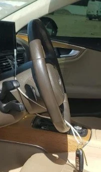 Bolsa de aire bolsa de aire para rueda del conductor Audi A7 Quattro LH 2012-2013 FABRICANTE DE EQUIPOS ORIGINALES Foto 3 de 4