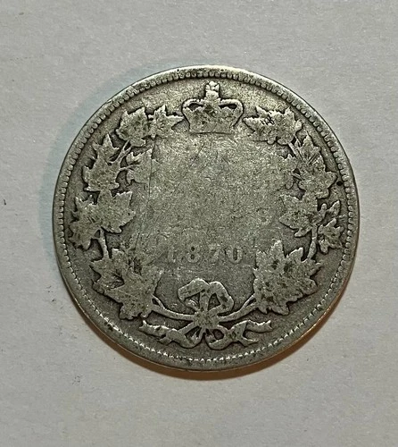 1870 Canada 25 Cents — photo from the most recent tracked eBay sale
