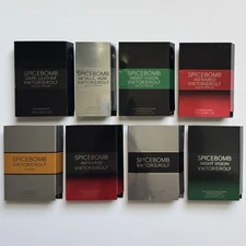 Viktor&Rolf Spicebomb Collection Sample Spray Vials 8pc Set