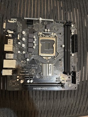 ASRock DDR4 2933 LGA 1200 Intel (H410MHDV) Motherboard