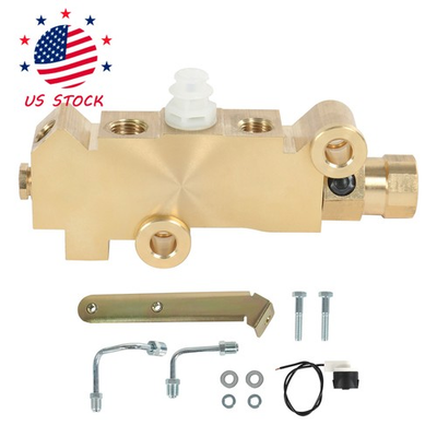 #ad Brass Disc Drum Disc Front Drum Rear Brake Proportioning Valve amp; Mount PV2 $53.97