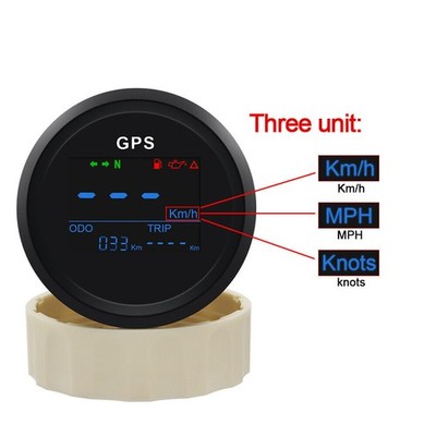 52mm Universal Digital GPS Tachometer Kilometerzähler Auto Truck Motorrad Boat
