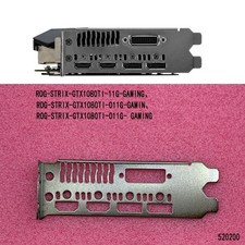 ROG-STRIX-GTX1080TI-11G-GAMING FOR   IO I/O   Back Plate BackPlate #ks