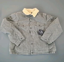 Civil Regime x Corduroy Sherpa Jacket Blue Men's Size Medium New With Tags 