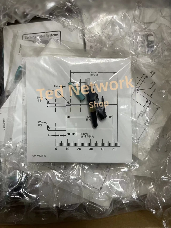 10 Pack Corning UCLC-251C Fiber optic connector LC multimode OM3 NEW - Image 3 of 4