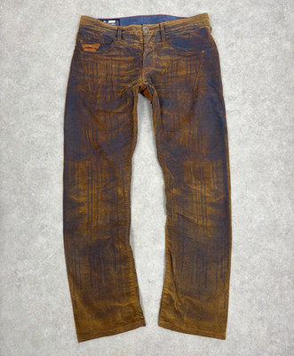 Le Jean De Marithé François Girbaud Velvet Sky Wraptrack Tabac Slim Jeans