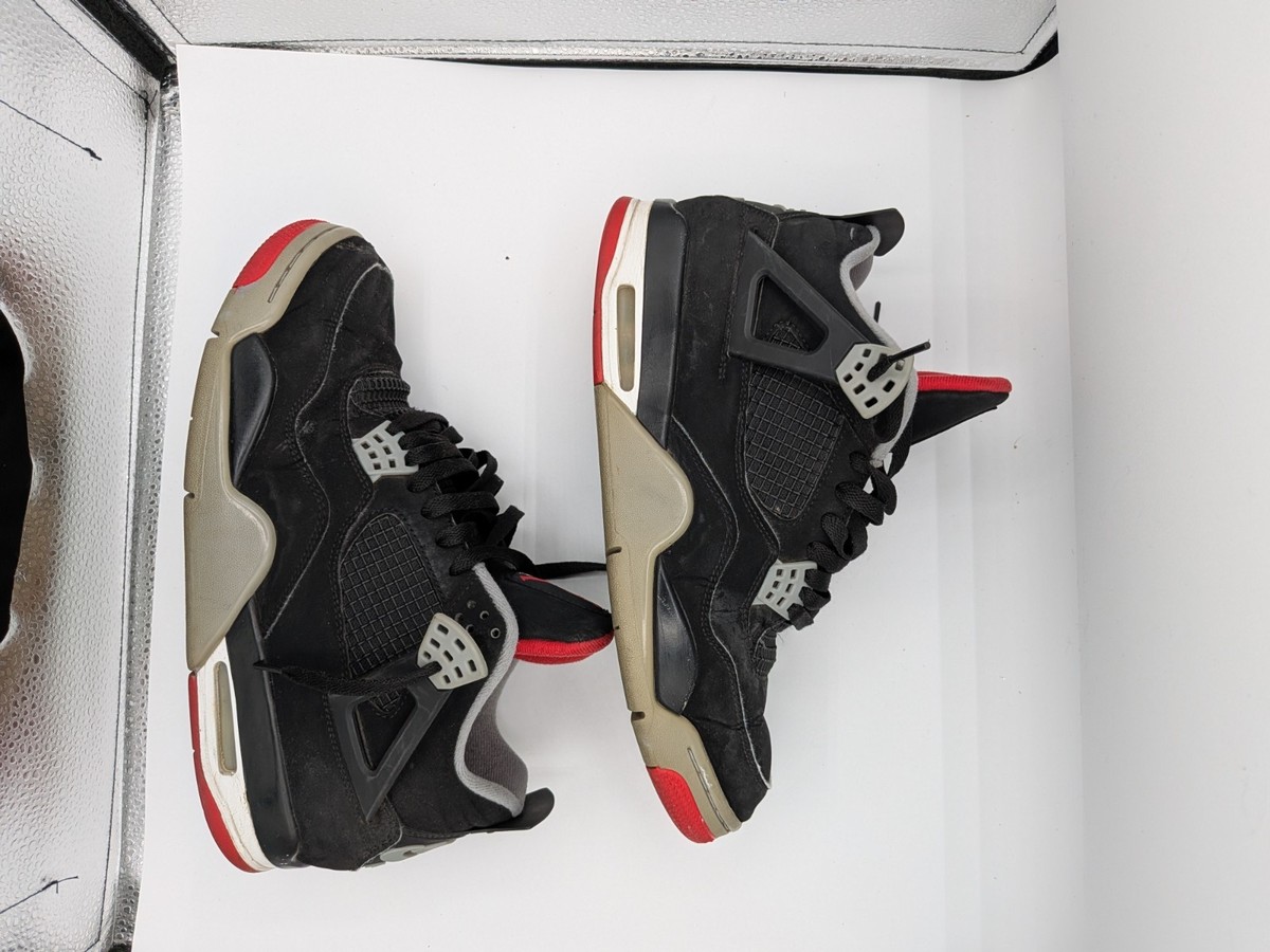 Air Jordan 4 Retro Breds OG 2019 Size-10.5 Air Jordan 4 Retro OG Bred Size 10.5 2019 | Mercari main image 3