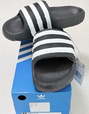 Adidas Men s Slide Sandals Adilette 22 -Black/White-Sizes- EVERYTHING MUST GO