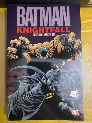 Batman Knightfall Vol 1 Broken Bat DC Comics Hardcover Graphic Novel