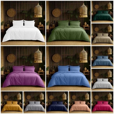SUPREME BEDDING Extra Soft Duvet Quilt Cover Bedding Sets Reversible Comforter Covers Queen King