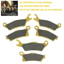 For Can-Am Outlander 450 570 650 850 1000 EFI XT XMR DPS Front & Rear Brake Pad