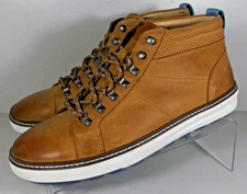 259752 SPBT50 MCGUFFEY MEN'S SHOES SIZE 9 M TAN LEATHER BOOTS JOHNSTON & MURPHY