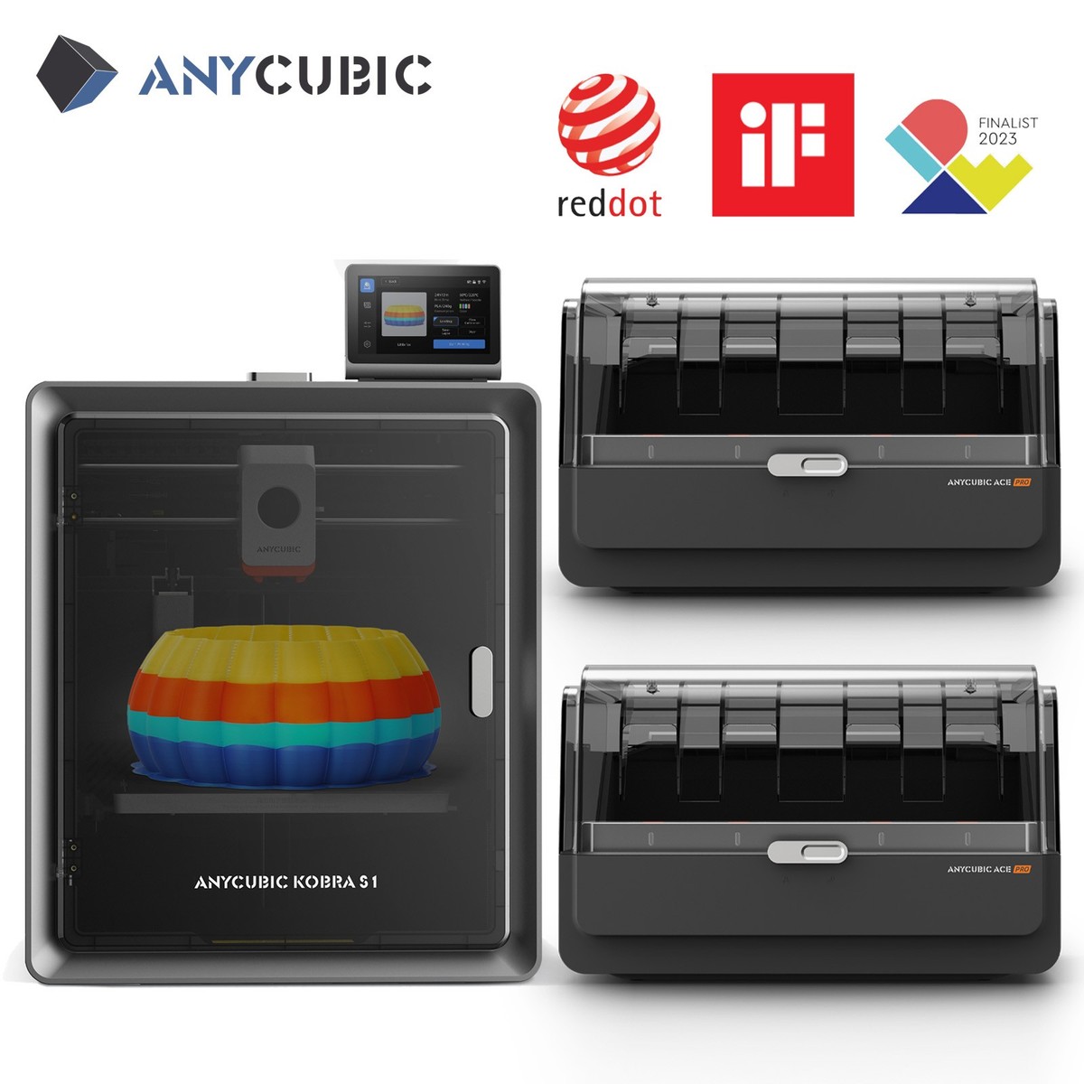 ANYCUBIC EB Version Kobra S1 Combo Fully Enclosed Core XY