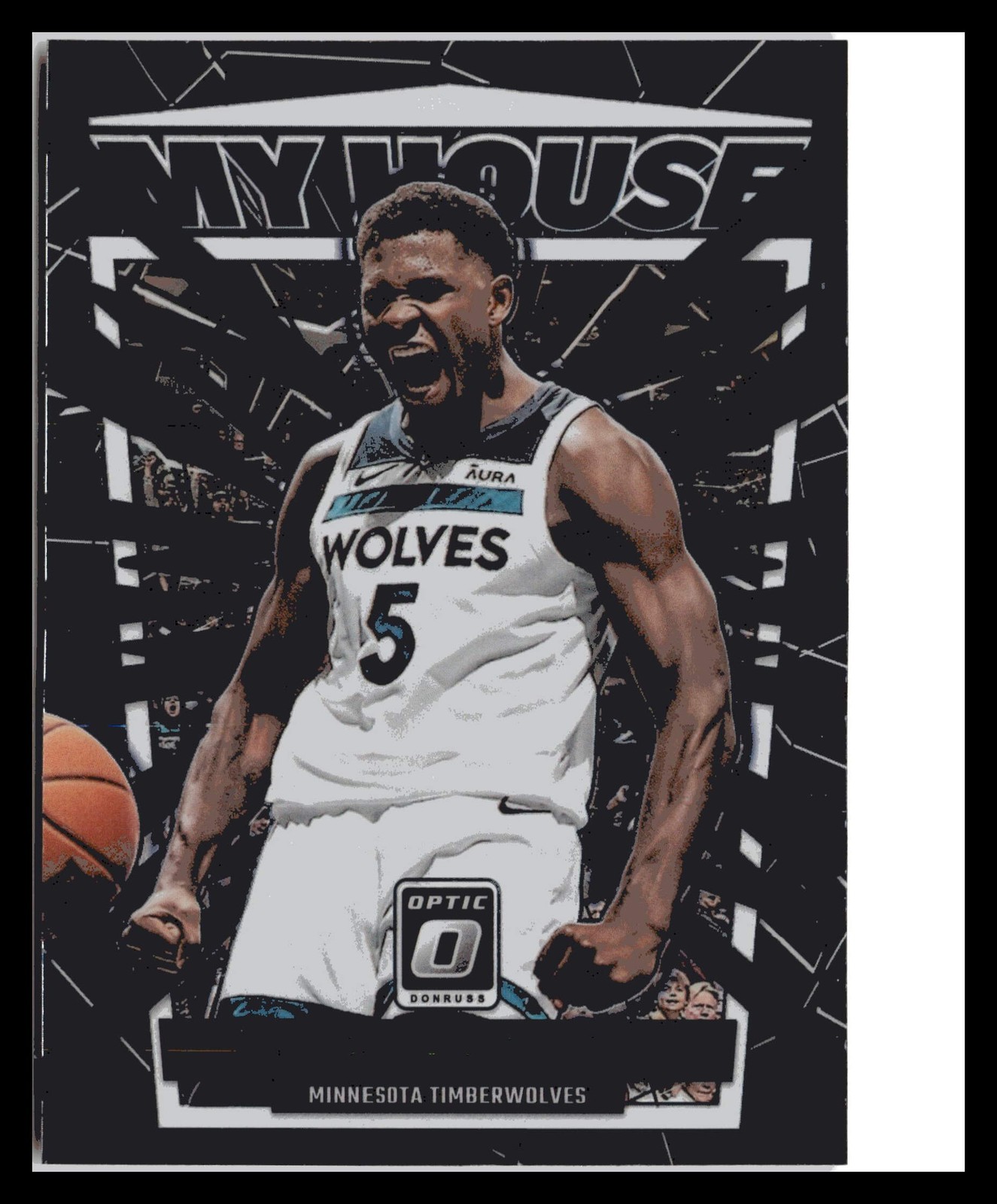 2023-24 Donruss Optic #9 Anthony Edwards My House Holo