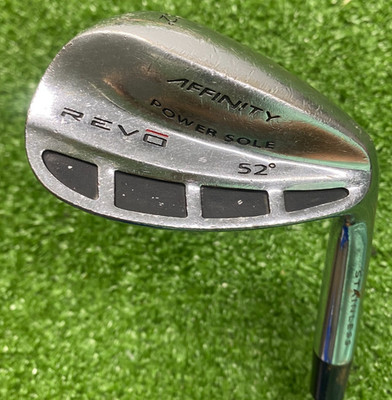 Affinity Power Sole Revo Gap Wedge 52* / RH / Steel / ~35.5'' / NEW GRIP /xx8231