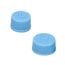 2PCS Replacement Valve Caps for Car Air Conditioning, Leakproof R134a A/C 2 PCS