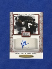 2021 Sage Premier Draft JOSIAH BRONSON #A120 Rookie AUTO WASHINGTON autograph 