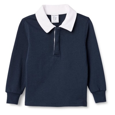 Amazon Essentials Jungen Rugby-Poloshirt Marineblau Größe 2