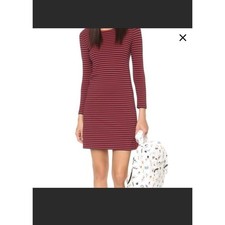 🔴 Madewell Sorbonne Dress in Sailor Stripe – Size L