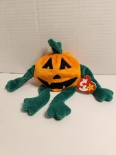 Ty Retired Beanie Baby Pumkin Pumpkin Halloween 1998