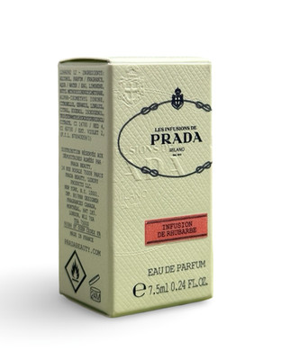 Prada Infusion de Rhubarbe EDP 7.5 mL / 0.24 fl oz Travel Spray Unisex NIB