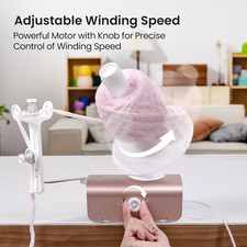 Electric Yarn Winder for Crocheting, Heavy-Duty Yarn Ball Winder 10 Oz Large ...