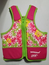 Kids Swim School Pink Floral Swim Float Vest Swim Trainer