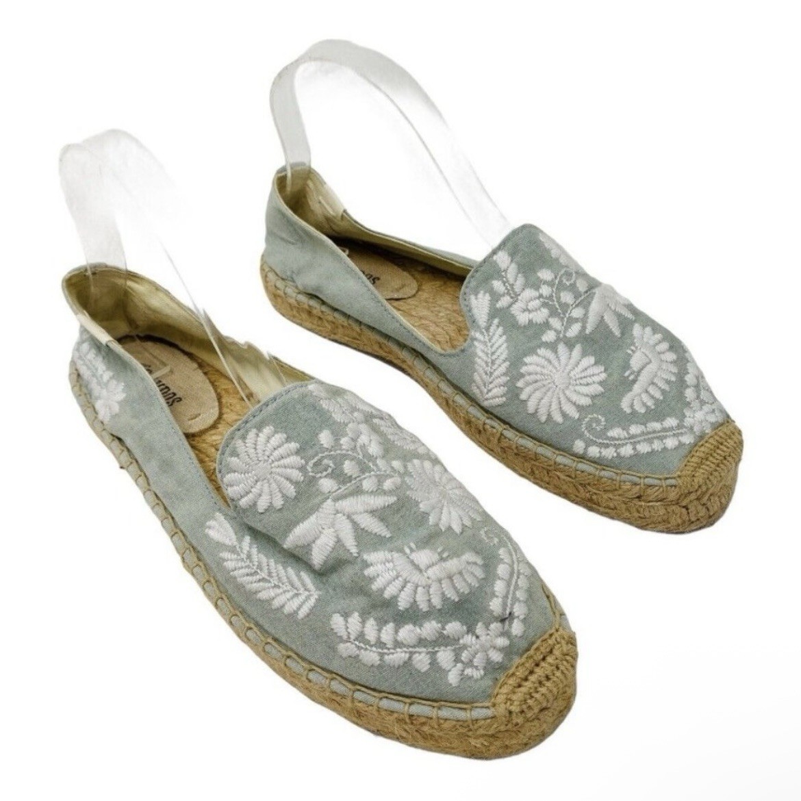 Soludos Platform Espadrilles Smoking Slippers 9 L… - image 2