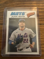 2026 Topps Heritage Baseball #306 Juan Soto, New York Mets