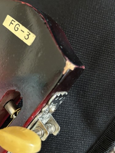 RARE MODEL Vintage 1967 Norma 3/4 Parlor Guitar FG3 Reinforced Steel Neck  - Picture 12 of 14