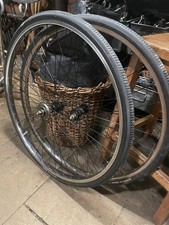 Dunlop EA 26 X 1 1/4” Wheel Set Phillips Celtonia Black Hubs And Spokes