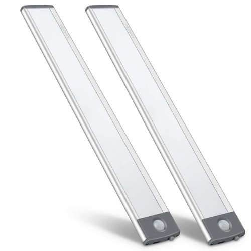 LED Motion Sensor Light,Under Counter Lighting, Wireless USB Rechargeable Kit...