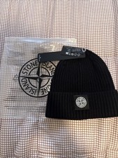 Cappello Stone Island - Stone Island Beanie - Black - New With Tags - One Size