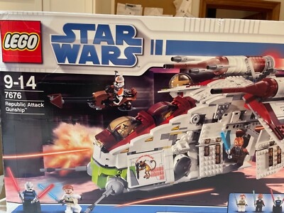 lego 7676 Star Wars Republic Attack Gunship