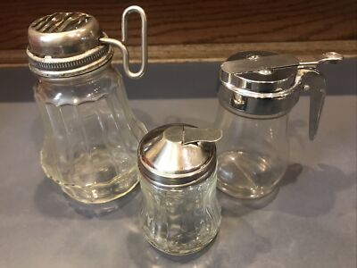 Vintage nut chop grinder syrup sugar shaker Federal Tool Guarantee Star Dripcut 