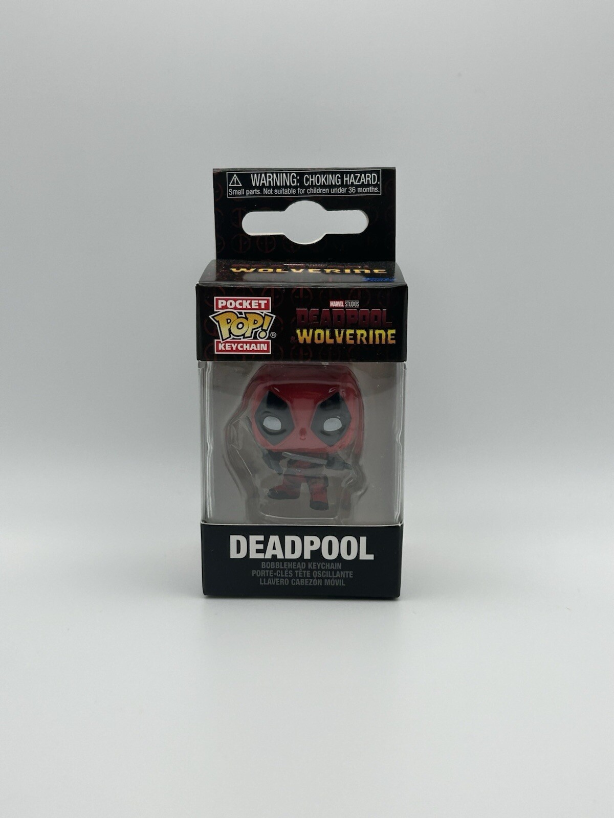 Funko Pocket Pop! Keychain - Marvel Deadpool & Wolverine - Deadpool Figure - New