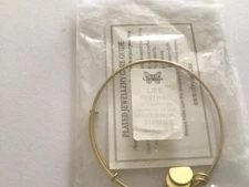 Chrysalis Life Festival Expandable Bangle Gold Plated