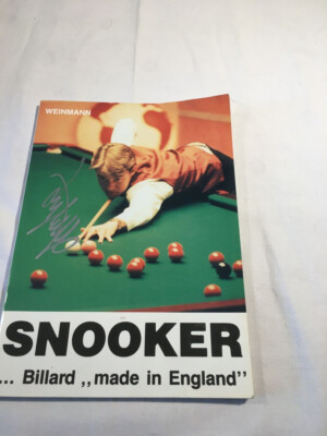 SNOOKER BILLIARDS MADE IN ENGLAND AUTOGRAPHS RONNIE O'SULLIVAN JIMMY WHITE