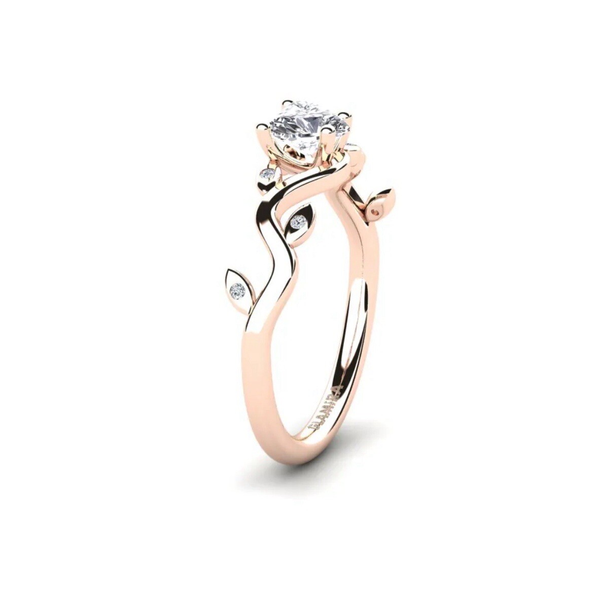 Grown Diamonds Glamira Lab Created Glamira 18ct Rose Gold Diamond