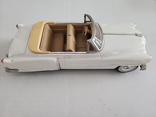 Vintage Friction Toy Car 1953 Cadillac Convertible Diecast White